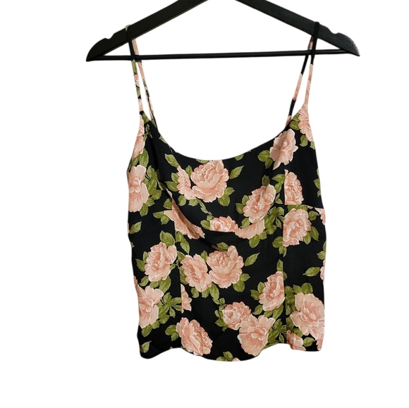 Reformation Floral Cropped Tank Top - Picture 1 of 7